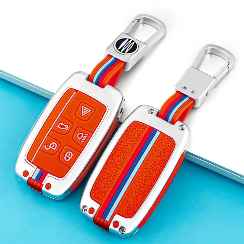 Coperture del supporto della copertura della cassa chiave a distanza dell'automobile in lega di zinco per Land Rover Range Rover Sport Evoque Freelander per Jaguar XF XJ XE XJL XF 18 Coperture del supporto della copertura della cassa chiave a distanza dell'automobile in lega di zinco per Land Rover Range Rover Sport Evoque Freelander per Jaguar XF XJ XE XJL XF - Hb39202919e3243358f711f5eff932b18j