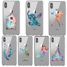 Силиконовый чехол TinkerBell для телефона iPhone 7 8 Plus XS MAX XR милый мягкий маленький чехол с русалкой для iPhone X 6 6S Plus 7 8 5 SE Coque