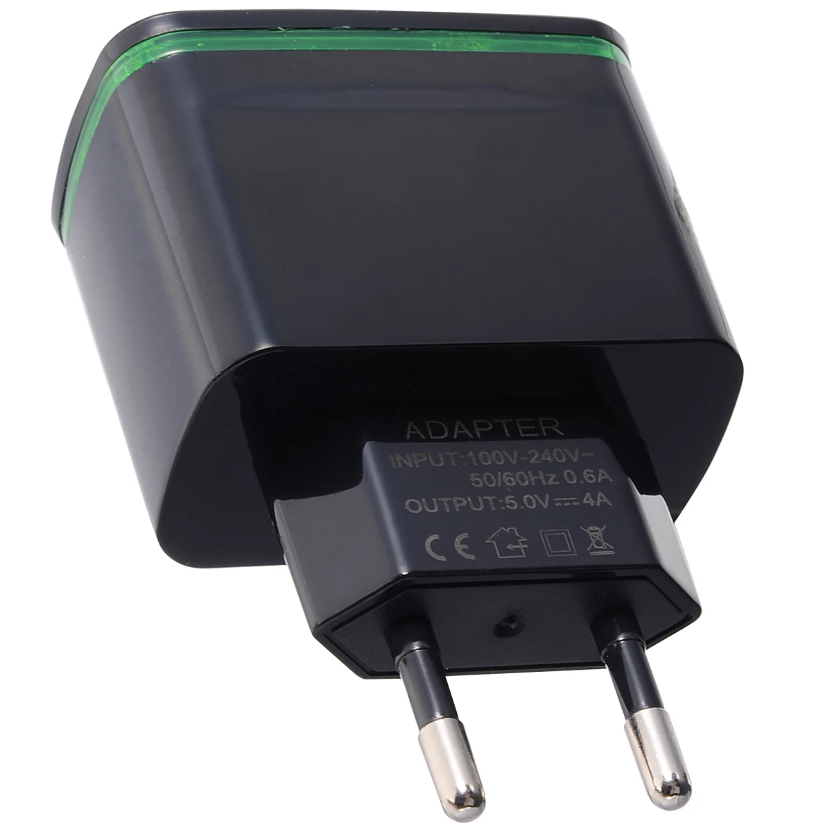4 Port USB Wall Charger 5V 4A Power Plug Travel Adapter EU Plug 110-220V
