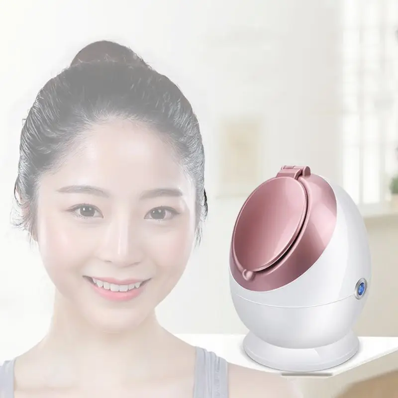

Facial Steamer Nano Ionic Sprayer Home Hot Mist Humidifier with Makeup Mirror