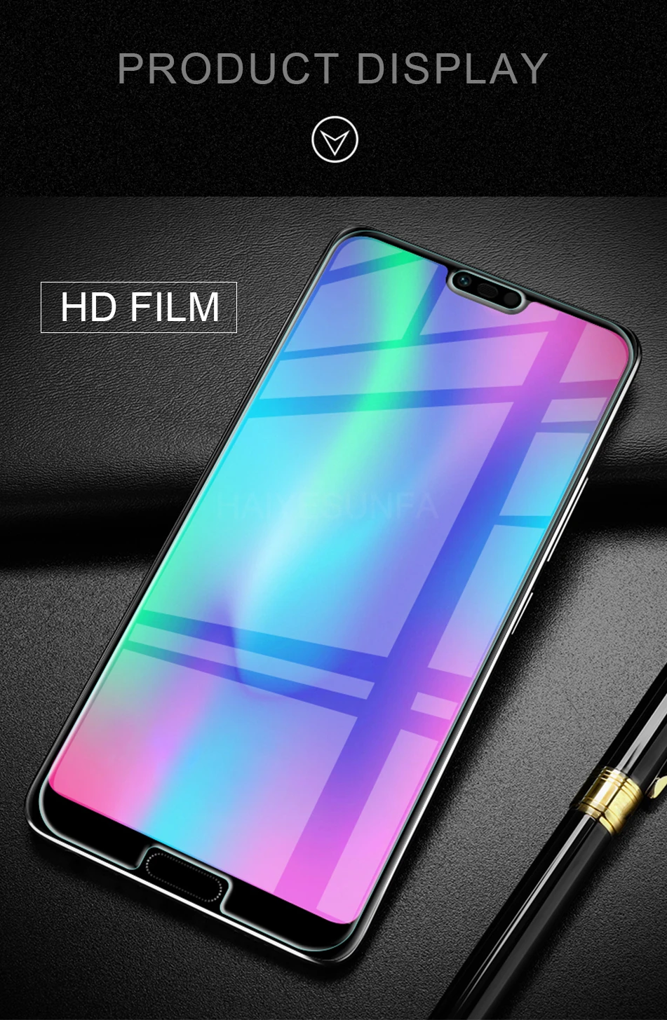 100D полное защитное закаленное стекло для huawei P30 Lite P20 mate 20 Pro Honor 8X9X20 Pro защитная пленка HD стеклянная плёнка