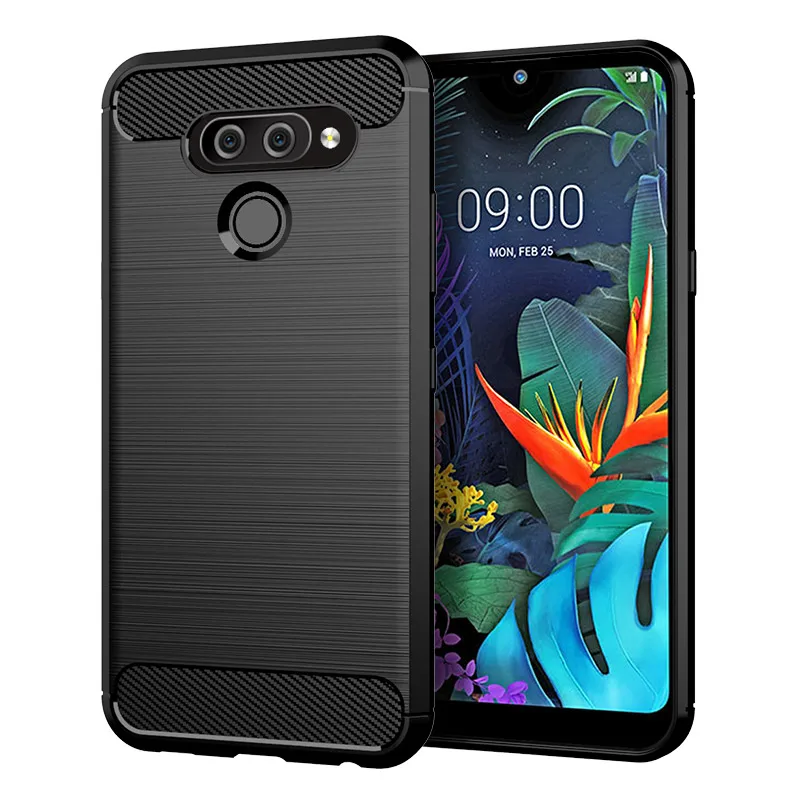 Углеродное волокно чехол для LG G6 мини V50 V40 Q6 V35 V30S G7 Aristo 3 Stylo 5X5 G9 один K10 K12 плюс G7 G8S ThinQ чехол s силиконовый чехол