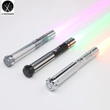 Sabre Laser de duel FOC et Blaster, avec poignée en métal, 12 couleurs, 6 ensembles de polices de son, jouets Juguetes Cosplay, cadeau, X TREX