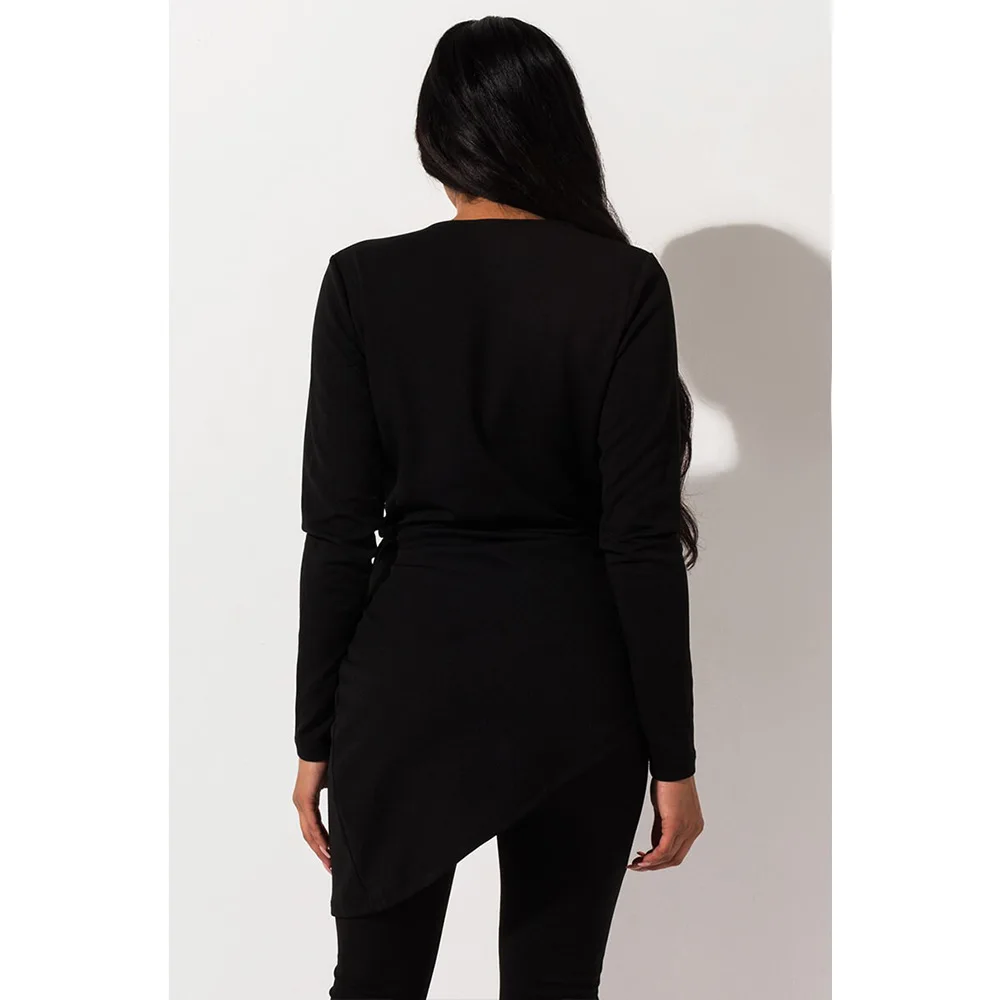 Echoine Long SLeeve Blazer Suit Set Two Piece Set ELegant Ruffle V-neck OL Work Office Matching Set Business Sexy Clothes - 4.00026E+12