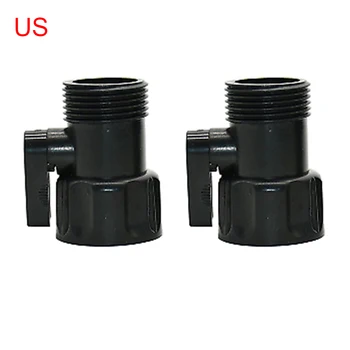 

2pcs 3/4 Inch Plastic Adapter Home Irrigation Watering System Fitting Tap Pipe Tool Replacement Garden Hose Connector 2 Way