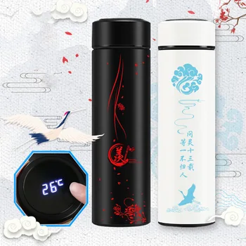 

Intelligent Temperature Display Stainless Steel Water Cup Cartoon Anime Characters Vacuum Cup Keep Warm Mug Bottle 500ml