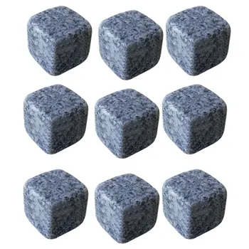 

1/6/9Pcs Reusable Wine Whiskey Drink Chiller Stones Rocks Ice Balls Cubes