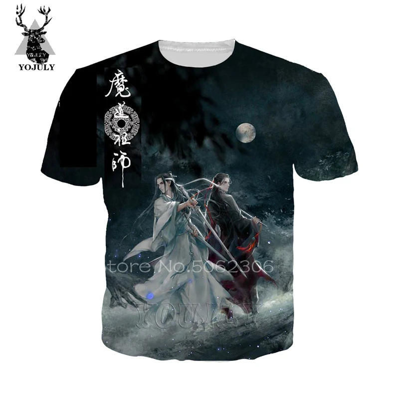 8 Mo dao zu shi футболка off white wei wu xian футболка мужские 3D футболки косплей lil открытый o-образный вырез Топы уличная странные вещи 367 - Цвет: 8