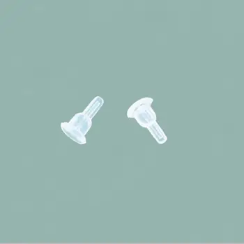

100Pcs Sleep Loose-proof Ear Post Nuts Silicone Earings Back Studs Lifters H37C