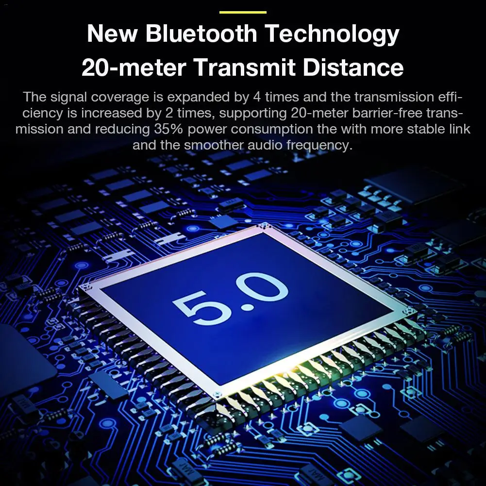 Беспроводные Bluetooth наушники 5,0, двойные наушники-вкладыши, водонепроницаемые мини наушники для Mi fo O3 TWS, чехол для зарядки