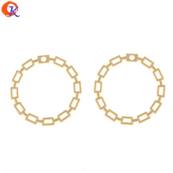 

Cordial Design 100Pcs 33*33MM Jewelry Accessories/Earrings Connectors/Round Ring Shape/Hand Made/DIY Making/Earring Findings