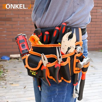 

Multi-functional Electrician Tools Bag Waist Pouch Belt Storage Holder Organizer Garden Tool Kits Waist Packs Oxford Cloth