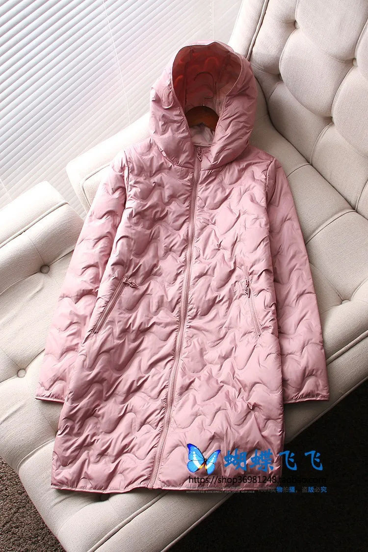 

A Generation of Ark of High-End Women's Loose-Fit Mid-length Light And Thin down Jacket Coat Entity