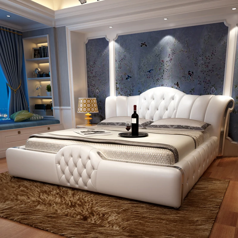 Smart bed frame camas bedroom furniture кровать двуспальная lit beds سرير muebles de dormitorio мебель bedroom set cama de casa