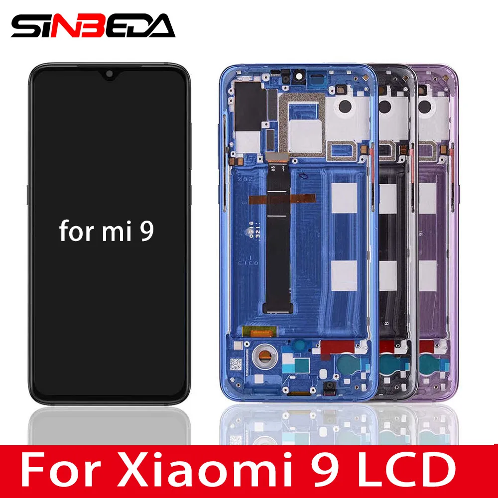 Оригинальный AMOLED ЖК дисплей 6 39 дюйма для XIAOMI MI 9 сменный сенсорный в сборе 9|Экраны