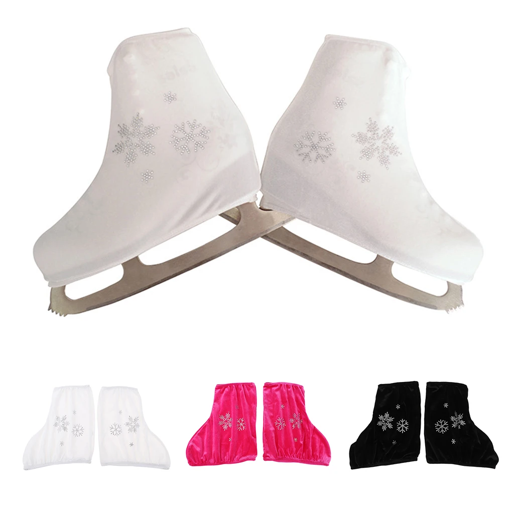 1 Pair Velvet Figure Ice Skate Boot Covers Protector Shoes Protector for Ice/Roller/Ice Hockey Sports 1 Pair Velvet Figure Ice Skate Boot Covers Protector Shoes Protector for Ice/Roller/Ice Hockey Sports