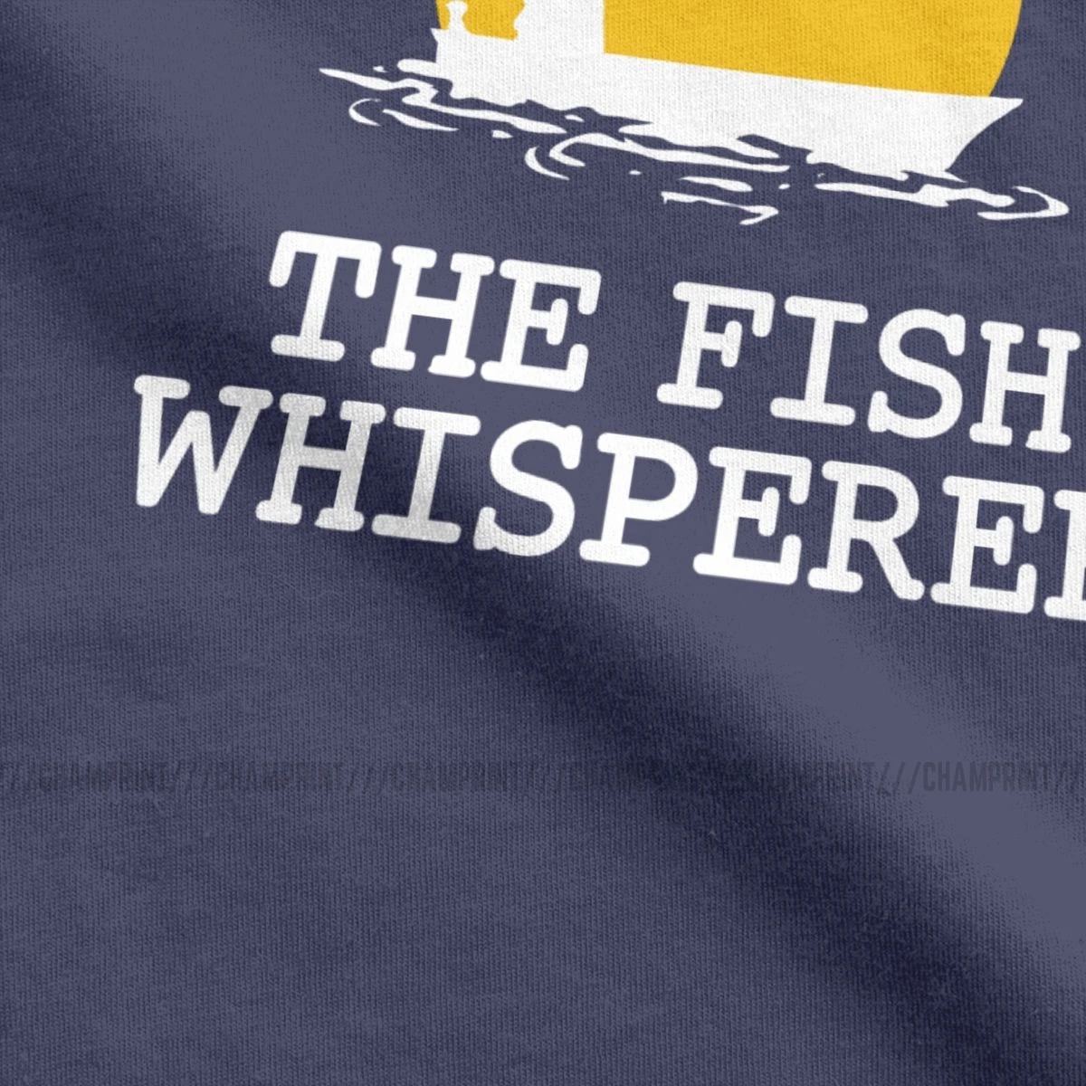 Для мужчин футболки рыба Whisperer Смешные натуральный хлопок Футболка короткий рукав Рыбалка смешные ботинки в рыбацком стиле; футболка с круглым вырезом Костюмы