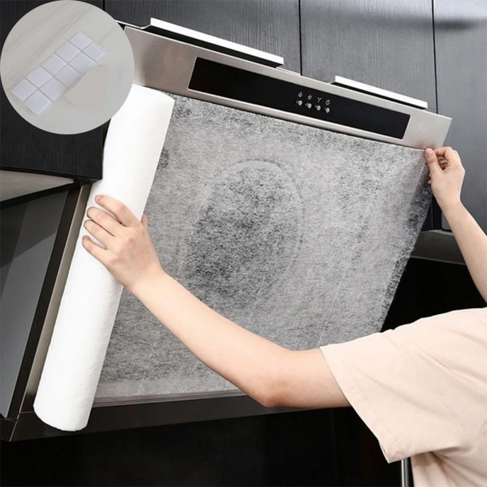 Papel de filtro de aceite de cocina desechable, papel absorbente, filtros de algodón antiaceite no para Extractor de campana extractora, herramientas de cocina| | - AliExpress