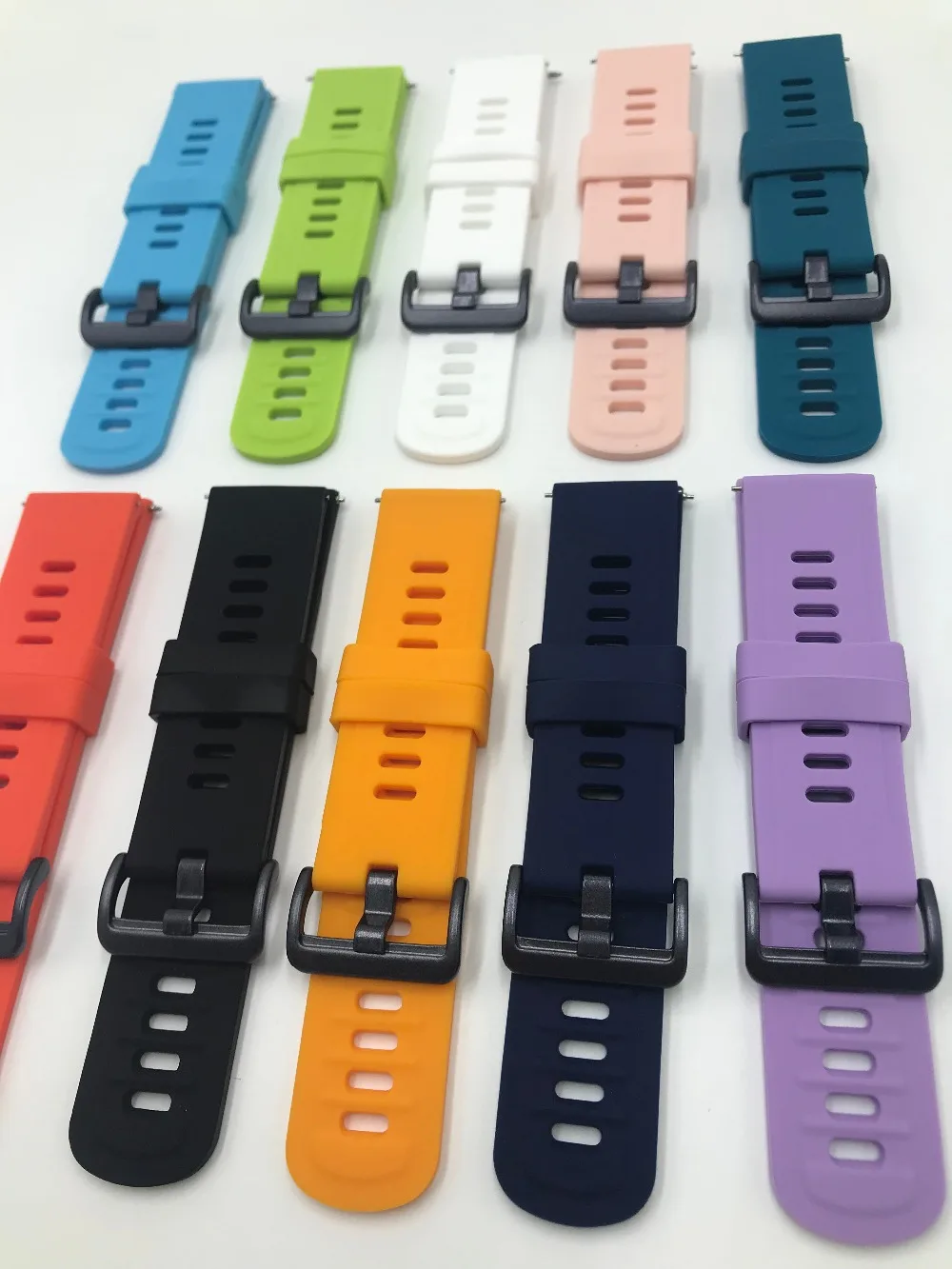 For Huami Amazfit gts gtr 42mm 47mm Strap Silicone Replacement Watch Band for Garmin Vivoactive 3 For Bip 20mm 22mm Wriststrap