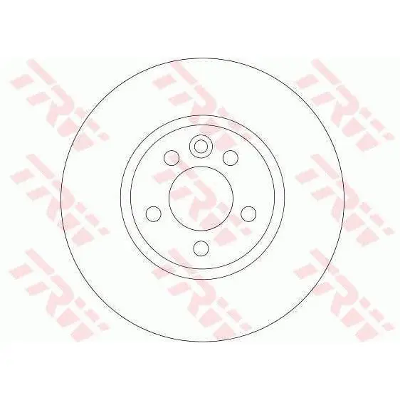 Диск тормозной задний Rover 75 1.8-2.5/2.0TD 99 TRW DF4203