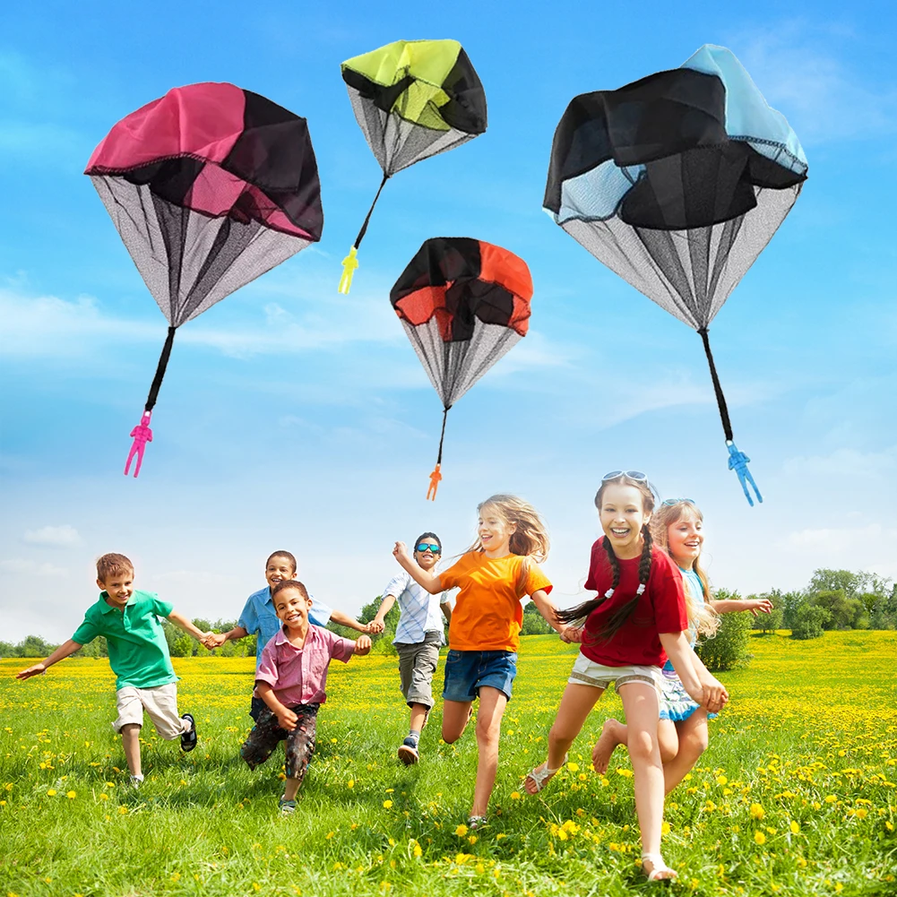 

2020 Hand Throw Soldier Parachute Toys Indoor Outdoor Games for Kids Mini Soldier Parachute Fun Sports Educational Toy Gifts Boy