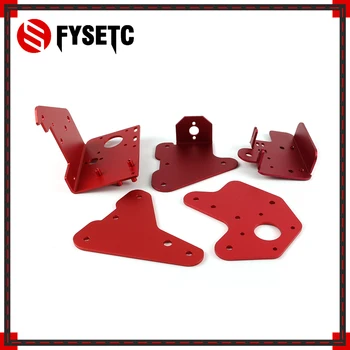 

1Set Extruder Back Plate + X Motor Front & Back Plate + Z-axis 2.5mm & 3.0mm Passive Block Plate Kit For Creality CR-10S PRO 3D