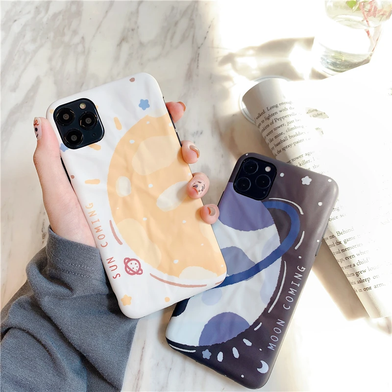 Милый чехол для телефона с текстурой звездного неба для iphone 11, 11Pro Max X 7, 8 Plus, XR, XS Max, задняя крышка, карамельный цвет, чехол s Coque