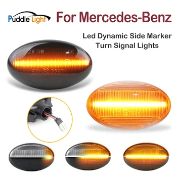 

2 pieces Flowing Led Car Side Marker Blinker Light For Mercedes Benz Smart W450 W452 A-Class W168 Citan W415 Vito W639 W447