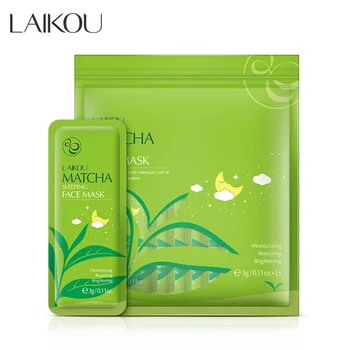

Matcha Sleeping Mask No-Wash Matcha Face Masks Acne Skin Care for Moisturizing Soothing Repair Night Cream Korean Face Mask