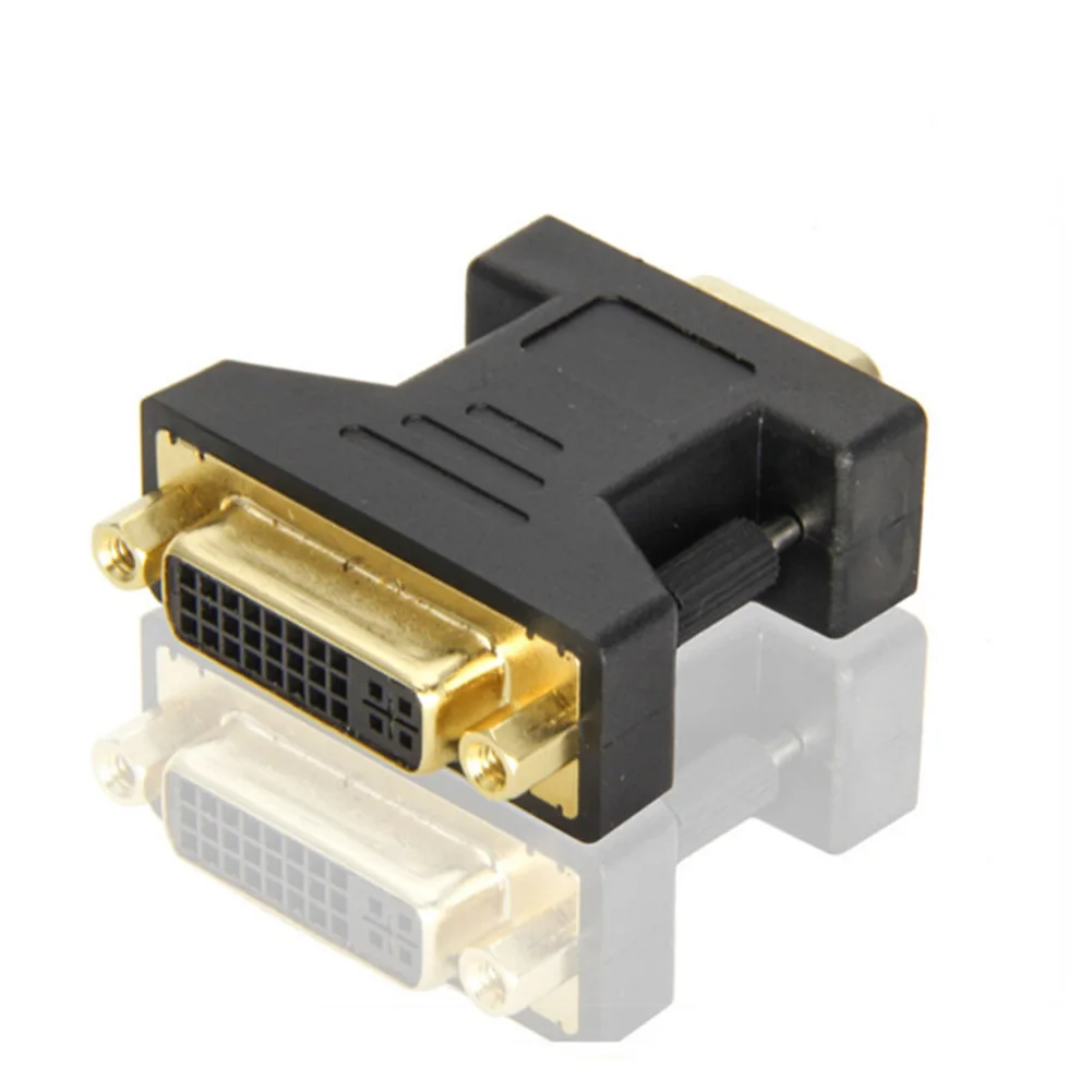 Разъемы видеоадаптера для воспроизведения изображений DVI 24 + 5 VGA ноутбук с HDTV