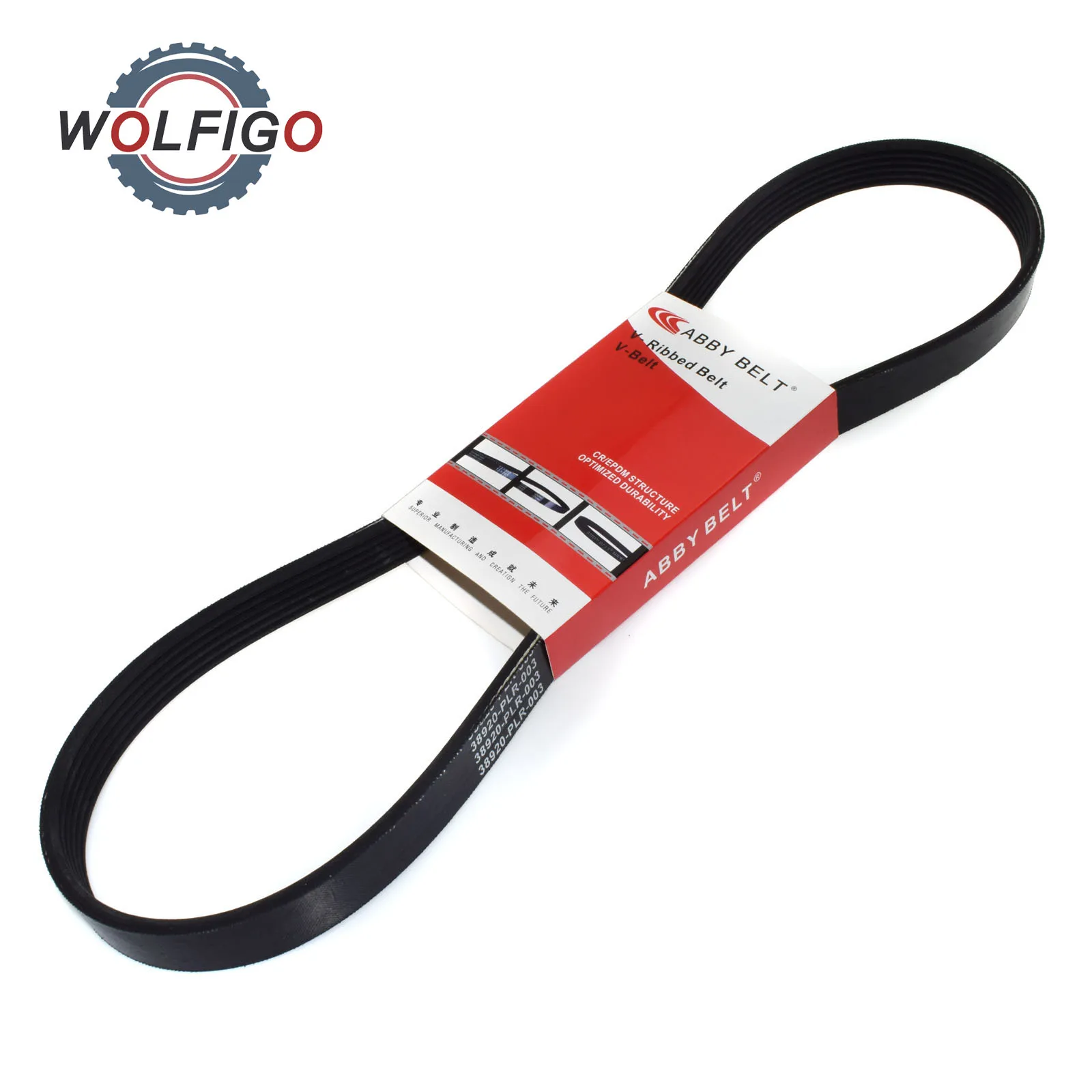 WOLFIGO Ribbed Drive Serpentine Belt For Honda Civic FIAT PALIO PUNTO
