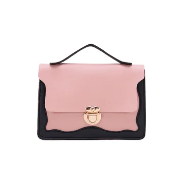 

Lace Color Matching Cover Square Sling Bag 2020 New Women's Chain Mobile Phone Bag luxury PU leahter handbags women bag designer