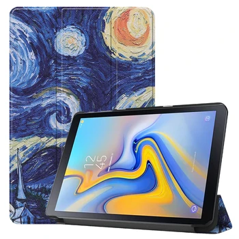 

3-Folding Stand Shell Case For Samsung Tab Advanced 2 SM-T583 Release Smart Trifold Stand Tablet Case For Galaxy 10.1" SM-T583