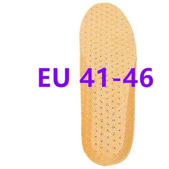 Cresfimix semelle de chaussures унисекс размера плюс, мужская обувь со вставками, дышащий светильник, стелька для ног из пены a5569 - Цвет: EU 41-46