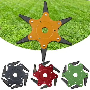 

Lawn Mower Head Cutter 6 Steel Razor Replacement Trimmer Weeding Machine Accessorie Garden Tools High Quality Quick Delivery