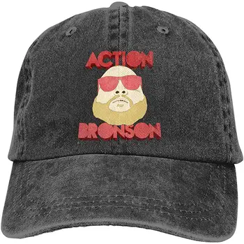 

Action Bronson Unisex Fashion Hats Flat Brim Adjustable Baseball Cap Hip Hop Hat Classic Men Women Adjustable Size Black
