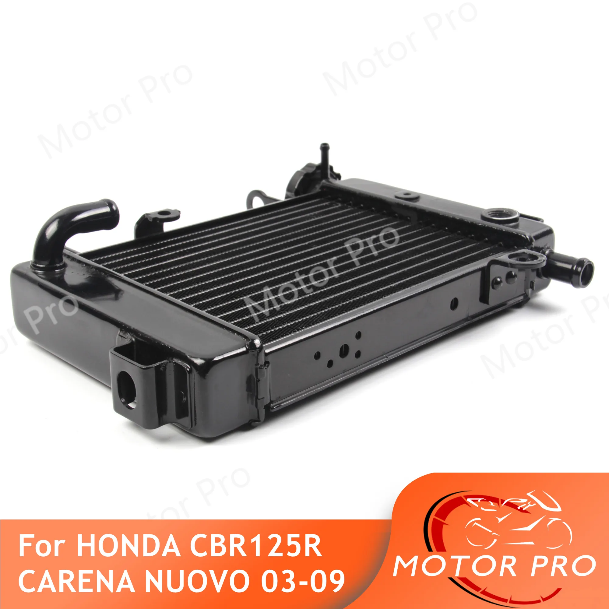 Радиатор для мотоцикла Honda CBR125R CARENA NUOVO 2003-2009 охлаждающий кулер CBR 125 R CBR125 2004 2005 2006