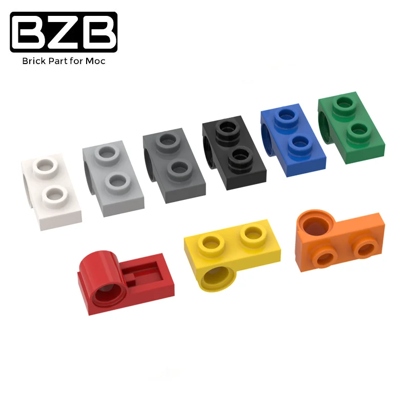 BZB MOC 18677 1x2 Bottom Side With One Hole Plate Creative High Tech Building Block Model Kids Toy DIY Brick Parts Best Gifts | Игрушки и