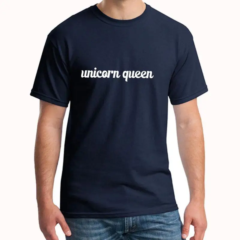 

Funny Unicorn Queen Halter Top Crop T Shirt Womens Girls t shirt s-96xl Formal Poplin Kawaii men's t-shirts