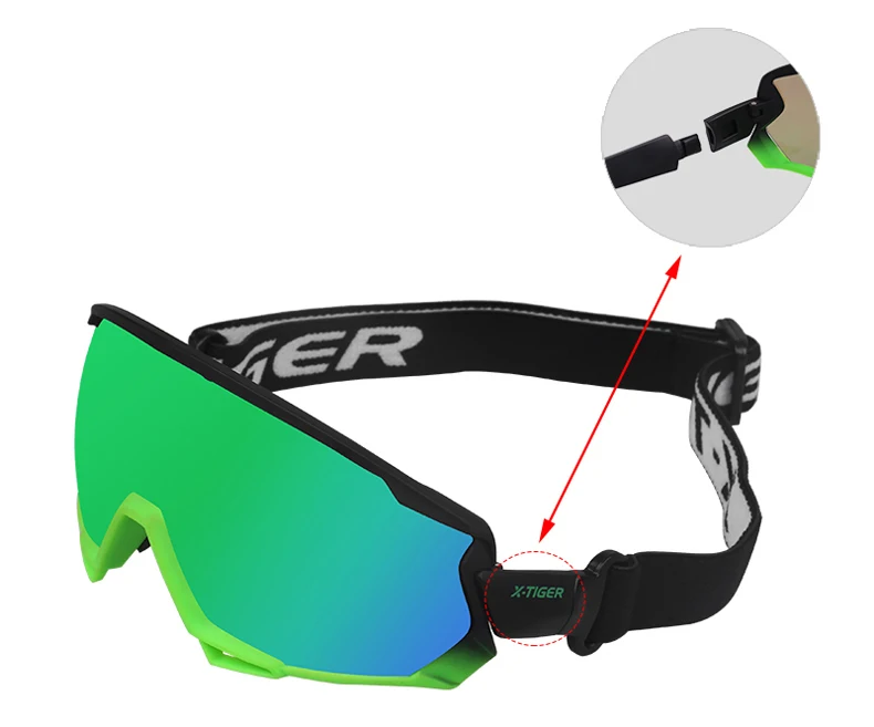 X-TIGER Wind Cycling Glasses 5 Lens Polarized Outdoor Sport Bicycle Glasses MTB Mountain Bike Sunglasses Goggles Cycling Eyewear