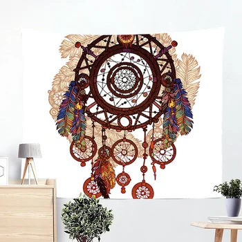 

Psychedelic Wall Hanging Tapestry Mandala Wall Cloth Tapestries Lion Dragonfly Pattern Carpet Decor Pool Mats Witchcraft Fabric