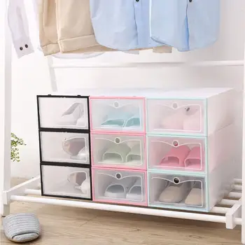 

the lastest style 2020 new Shoe Box Drawer Organizer Household DIY Shoe Box Drawer Divider Home BBB