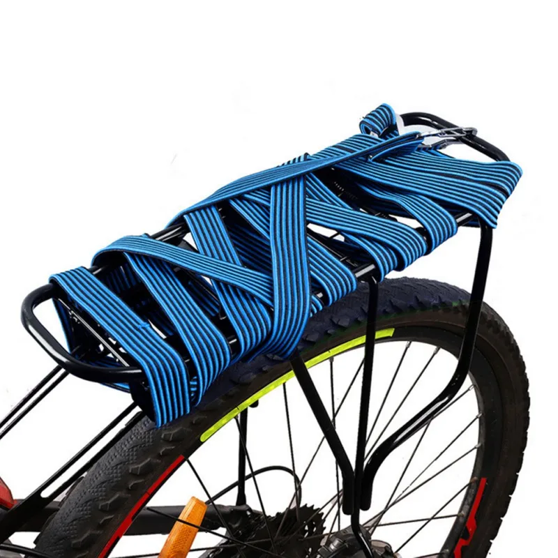 

2/4m Outdoor Tool High Elastic Nylon Rope Carbon Steel Hooks Bandage Straps Belt For Luggage Box Packing