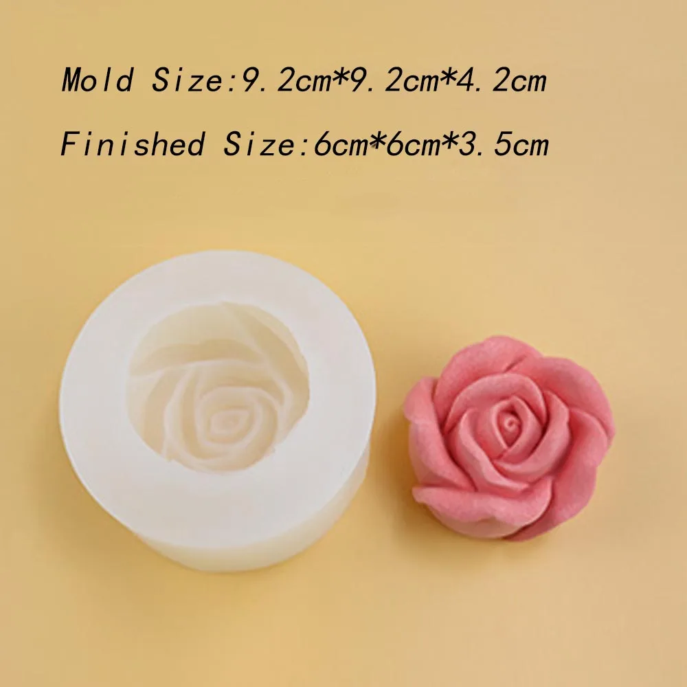 3D Роза Букет торт силиконовые формы для капкейков инструменты для прессформы кухонная заготовка для мыла шоколадная конфетария трафарет