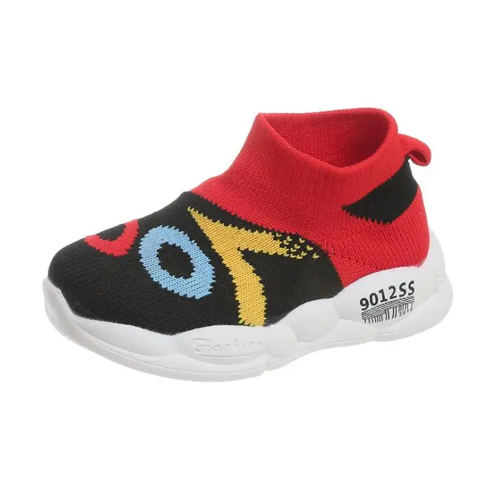 Autumn Winter Kids Shoes Baby Boys Girls Children's Casual Warm Boots Breathable Soft Running Sports Shoes Size 21-30
