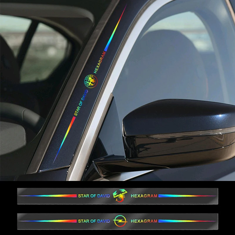 1Pcs Car Vinyl Reflective 3D Sticker Auto Body Decal For SsangYong Actyon Turismo Ssang Yong Rodius Rexton Korando Kyron Goods