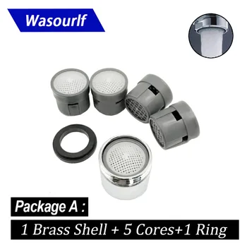 WASOURLF ก๊อกน้ำ Aerator M18ด้ายชายประปา Bubbler Filter อุปกรณ์ครัวห้องน้ำ Ware น้ำทองเหลืองคุณภาพสูง 1