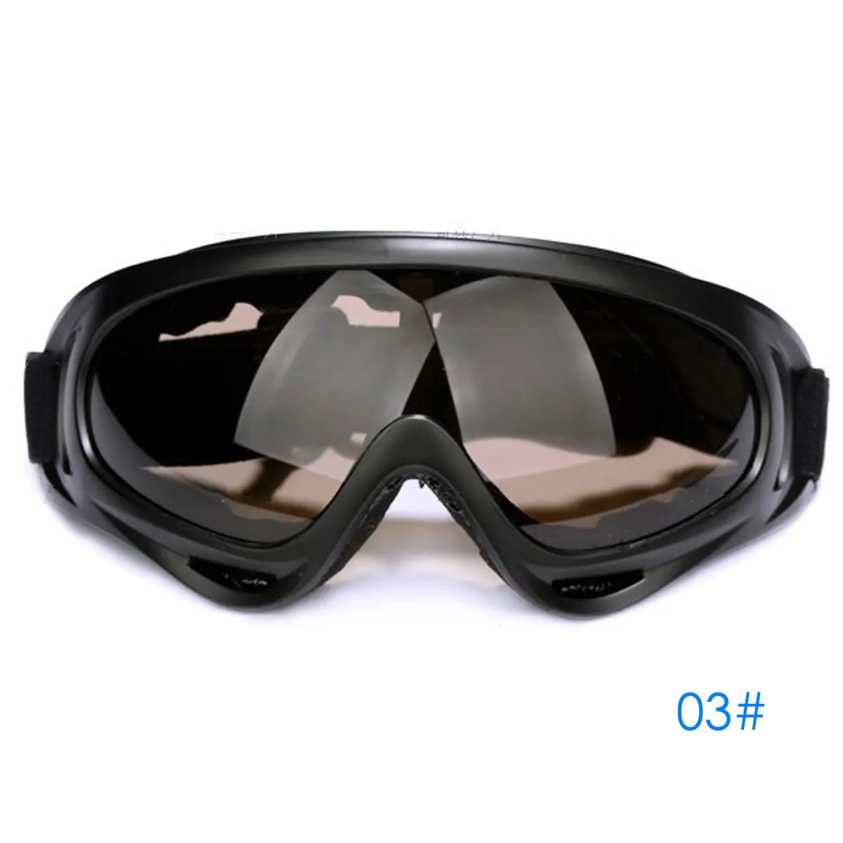 Brown Lens Открытый пылезащитный Спорт ветрозащитный X400 солнцезащитные очки сноуборд-шлемы очки лыжные Солнцезащитные очки - Цвет: Brown Lens