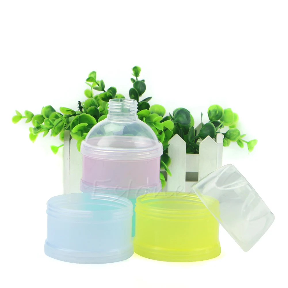 

1Pc Portable 4 Layers Infant Baby Milk Powder Box Food Storage Container Travel T3LA