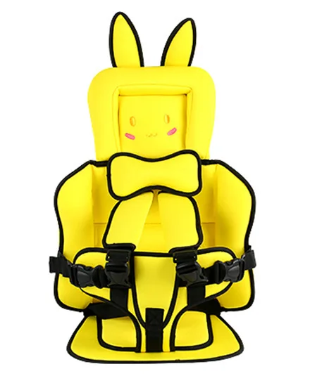 Rabbit style Детское безопасное сиденье, портативное, регулируемая, защита, обновленная версия, уплотненная, губчатая коляска, аксессуары для детей, детские сиденья с ремнем - Цвет: Rabbit style